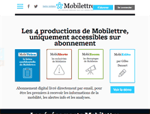 Tablet Screenshot of mobilettre.com